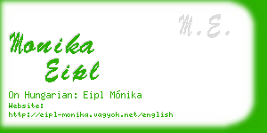 monika eipl business card